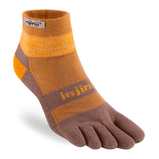 Injinji Trail Mid-Weight Mini-Crew Toe Sock Earth L