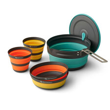 Sea to Summit Frontier UL Collapsible Pot Cook Set - (5 Piece) 2.2L Pot