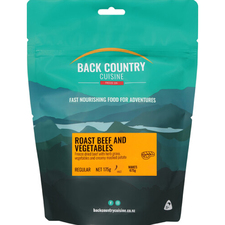 Back Country Cuisine Freeze Dried Meal - Regular Roast Beef & Veg