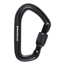 Black Diamond HotForge Screwgate Carabiner Black