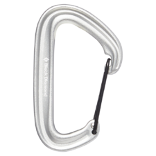 Black Diamond LiteWire Carabiner (Light Grey)