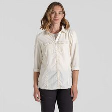 Craghoppers Women's Nosilife Adventure Long Sleeved Shirt III Seasalt 10