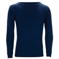 Sherpa Unisex Long Sleeve Polypro Thermal Top Navy L 