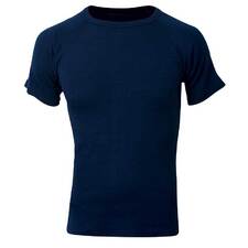 Sherpa Unisex Polypro Short Sleeve Crew Neck Thermal Navy XS 