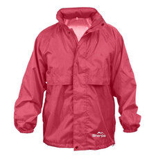 Sherpa Kid's Stay Dry Hiker Rain Jacket Berry XS 