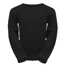 ThermaTech Kids Long Sleeve Baselayer Top Black 6