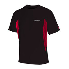 ThermaTech Kids UPF50 Performance Tee Black/Red 12