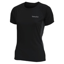 ThermaTech Womens UPF50 Performance T-Shirt Black/Charcoal M