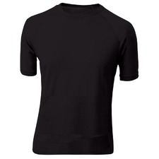 Sherpa Unisex Merino Short Sleeve Thermal Black XS 