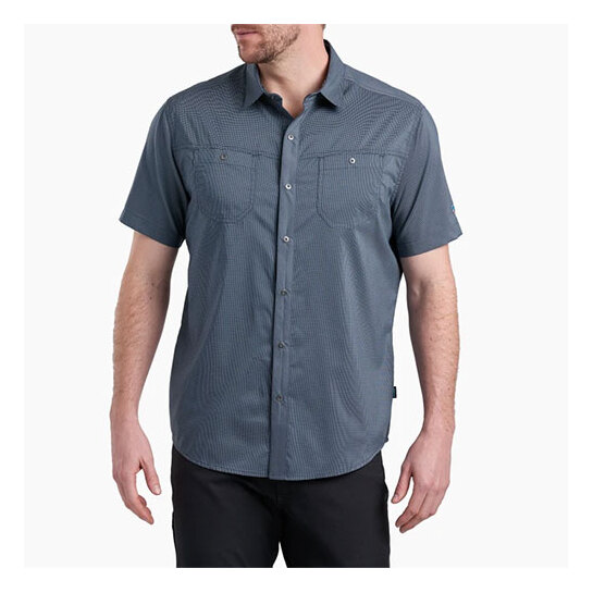 Kuhl Stealth Men's Short Sleeve Shirt Open Sea L