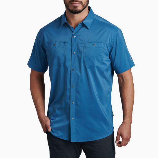 Kuhl Stealth Men's Short Sleeve Shirt Neptune M