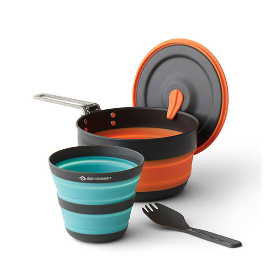 Sea to Summit Frontier UL Collapsible One Pot Cook Set - (3 Piece) 1L Pot