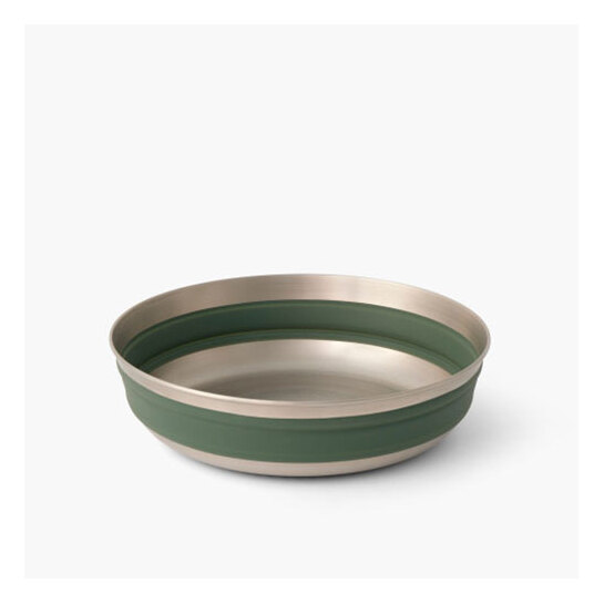 Sea to Summit Detour Stainless Steel Collapsible Bowl - Large Laurel Wreath