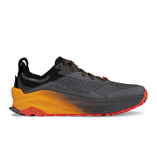 Altra Men's Olympus 6 Running Shoes Black/Orange 10