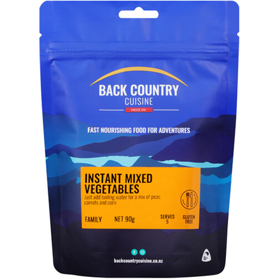 Back Country Cuisine Freeze Dried Instant Mixed Vegetables