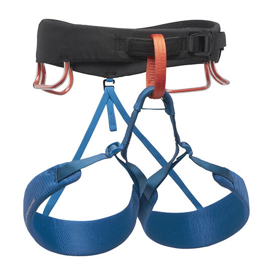 Black Diamond Momentum Mens Climbing Harness S (Kingfisher)