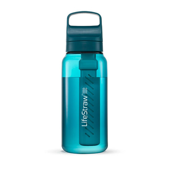 LifeStraw Go 2.0 Water Filter Bottle 1L Laguna Teal