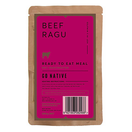 Go Native Beef Ragu Meal - 1 Serve