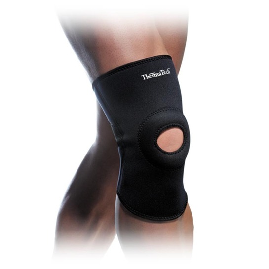 ThermaTech Open Knee Compression Sleeve Black S