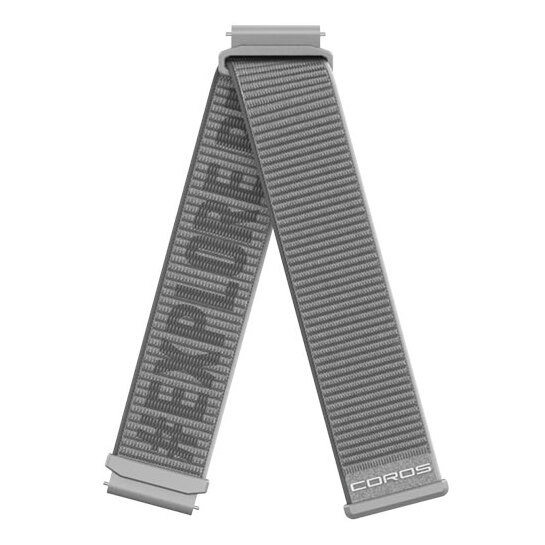 Coros Grey 20mm Nylon Watch Band (for Apex/Apex 2/Pace 2)