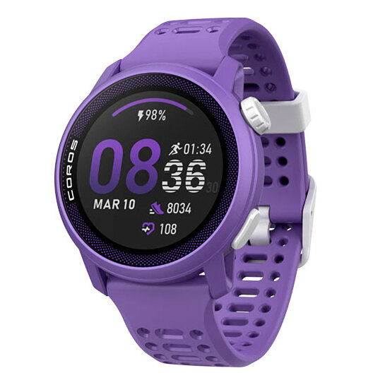 Coros Pace 3 GPS Sport Watch Purple with Silicone Band