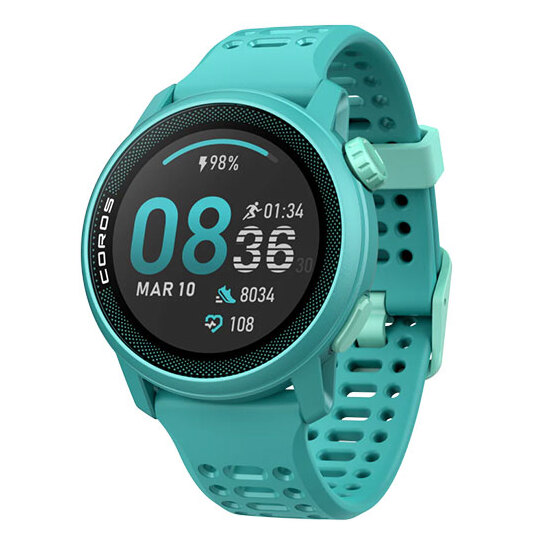 Coros Pace 3 GPS Sport Watch Teal with Silicone Band